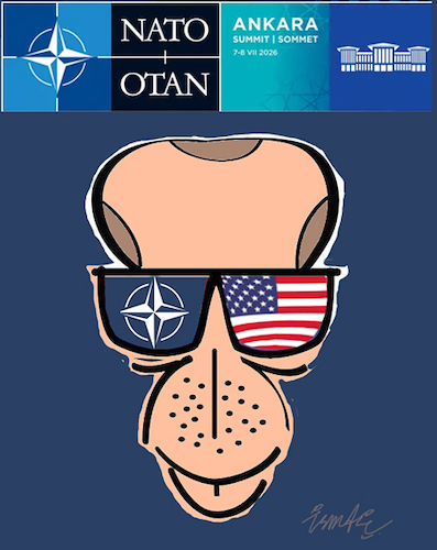 Cartoon: NATO Summit (medium) by ismail dogan tagged nato,summit