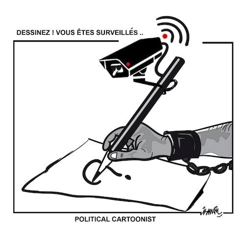 Cartoon: Political cartoonist (medium) by ismail dogan tagged political,cartoonist