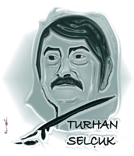 Cartoon: TURHAN SELCUK (medium) by ismail dogan tagged turhan,selcuk