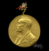 Cartoon: Alfred Nobel (small) by ismail dogan tagged alfred,nobel