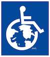 Cartoon: Disabled (small) by ismail dogan tagged disabled