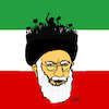 Cartoon: Iranian protests (small) by ismail dogan tagged iran