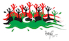 Cartoon: Libya (small) by ismail dogan tagged libya