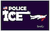 Cartoon: Police ICE (small) by ismail dogan tagged police,ice