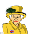 Cartoon: Queen of covid (small) by ismail dogan tagged elisabeth,ii