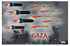 Cartoon: war in gaza (small) by ismail dogan tagged gaza