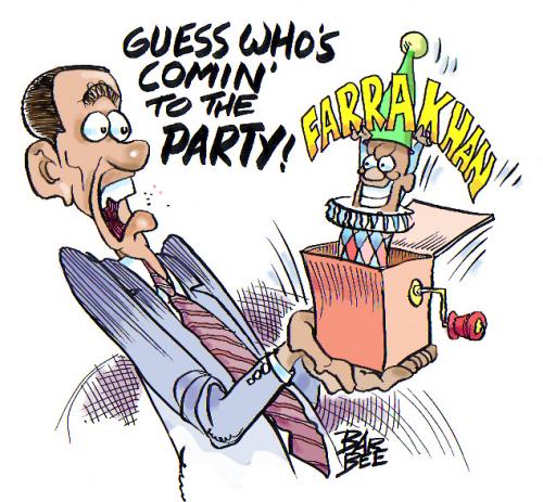 Cartoon: barak (medium) by barbeefish tagged guess,who,is,coming,
