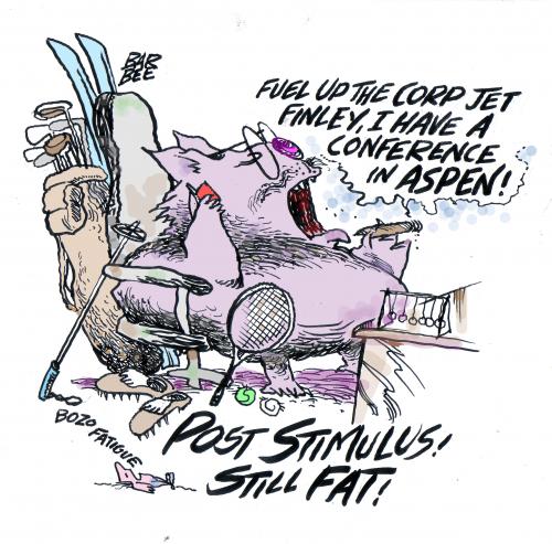 Cartoon: FAT CATS (medium) by barbeefish tagged had