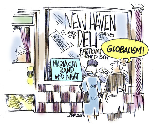 Cartoon: globalism (medium) by barbeefish tagged bario