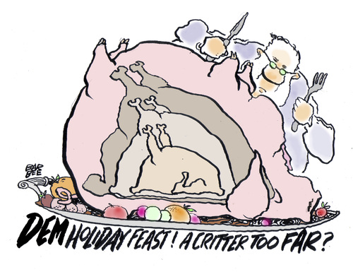 Cartoon: gluttony (medium) by barbeefish tagged porklution