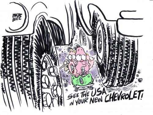 Cartoon: GM (medium) by barbeefish tagged change