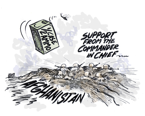 Cartoon: half surge (medium) by barbeefish tagged obama