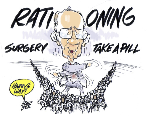 Cartoon: health bill (medium) by barbeefish tagged harry,reid