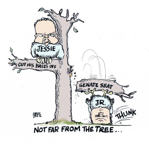 Cartoon: JESSIE AND JR (medium) by barbeefish tagged the,jacksons