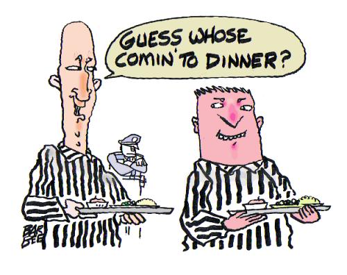 Cartoon: OJ goes to jail (medium) by barbeefish tagged jailed,oj