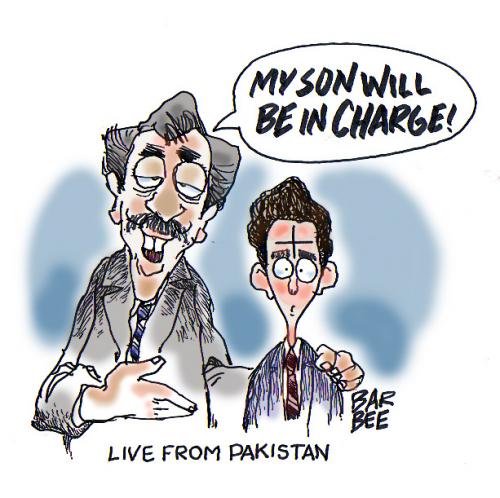 Cartoon: pakistan (medium) by barbeefish tagged the,son,