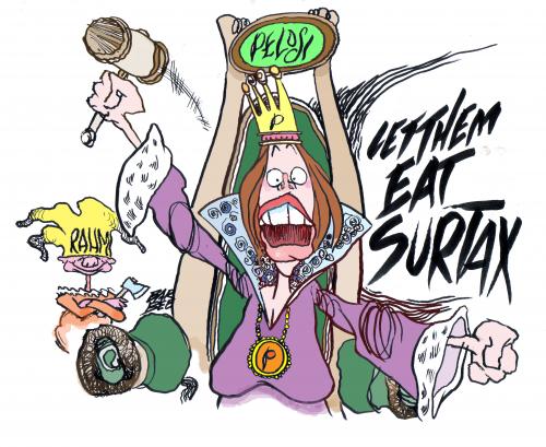 Cartoon: pay up again (medium) by barbeefish tagged pelosi