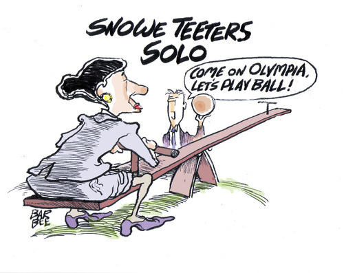 Cartoon: senator (medium) by barbeefish tagged holdout