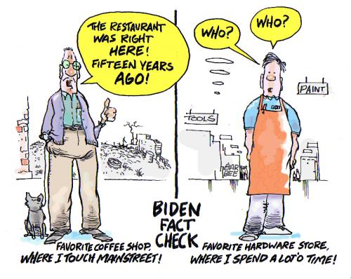 Cartoon: to tell the truth (medium) by barbeefish tagged joe,biden