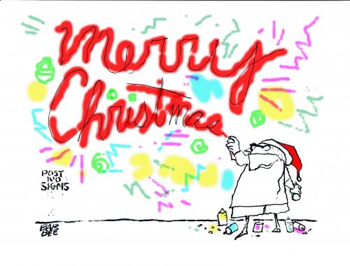 Cartoon: wishes (medium) by barbeefish tagged christmas