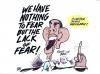 Cartoon: are we afraid yet (small) by barbeefish tagged obama