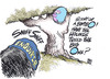 Cartoon: OOPS (small) by barbeefish tagged bimbo
