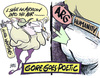 Cartoon: pompous prose (small) by barbeefish tagged gore