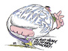 Cartoon: the sting (small) by barbeefish tagged andagain