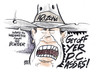 Cartoon: under  siege (small) by barbeefish tagged canuhearus