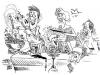 Cartoon: vacation (small) by barbeefish tagged bbq,on,the,boat,