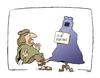 Cartoon: EMANCIPATION (small) by uber tagged burqa,emanicpazione,afghanistan,islam,donne,women