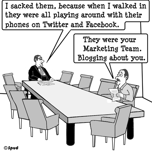 Cartoon: Bad Blog (medium) by cartoonsbyspud tagged cartoon,spud,hr,recruitment,office,life,outsourced,marketing,it,finance,business,paul,taylor,cartoon,spud,recruitment,hr,office,life,marketing,business,it,paul,taylor,blogging,team,facebook,twitter,instagram