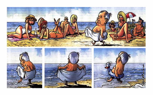 Cartoon: Mr. Dick (medium) by svetta tagged swimming,dick
