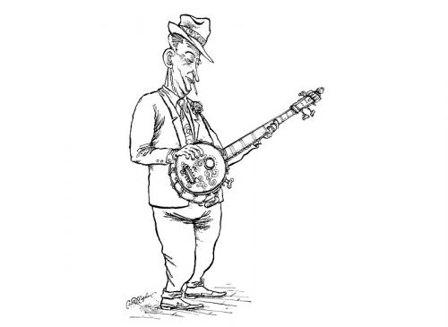 banjo player