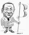 Cartoon: Mr. B (small) by portos tagged berlusconi,italia,sexgate,papi
