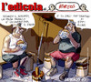 Cartoon: Edicola di Portos (small) by portos tagged rotondi,pausa,pranzo,danno,per,il,pese