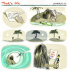 Cartoon: that s life (small) by portos tagged desert island