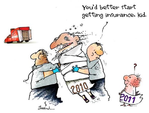 Cartoon: 2011 (medium) by Garrincha tagged new,year