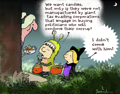 Cartoon: Halloween4 (medium) by Garrincha tagged halloween