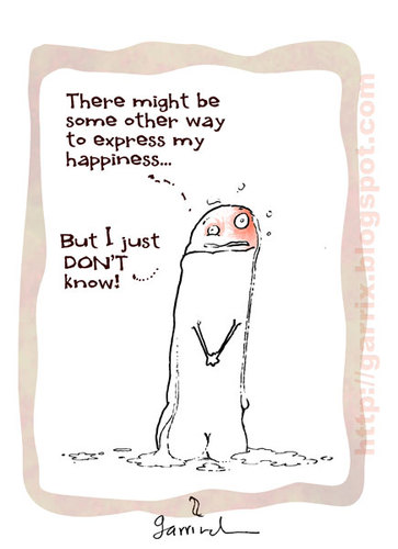 Cartoon: Happiness (medium) by Garrincha tagged 