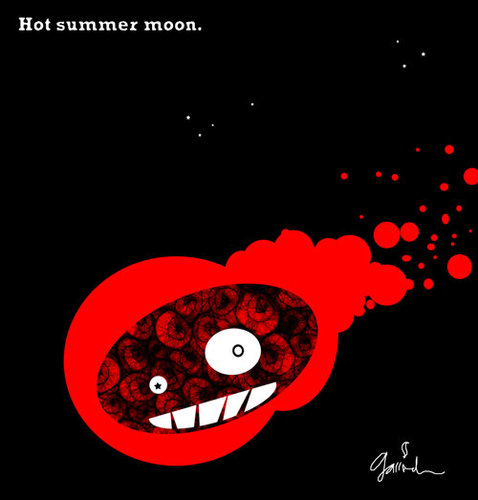 Cartoon: Moon. (medium) by Garrincha tagged ilo