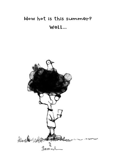 Cartoon: Summer (medium) by Garrincha tagged ilos