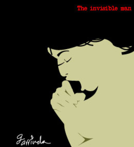 Cartoon: The invisible man (medium) by Garrincha tagged 