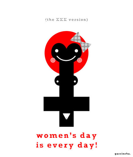 Cartoon: women day (medium) by Garrincha tagged ilo