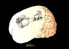 Cartoon: Brain plowing (small) by Garrincha tagged gag,cartoon,garrincha