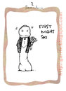 Cartoon: First night (small) by Garrincha tagged sex