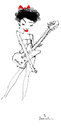 Cartoon: Guitar (small) by Garrincha tagged sketch
