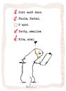 Cartoon: List (small) by Garrincha tagged sex