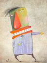 Cartoon: The performer (small) by Garrincha tagged artists