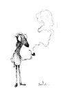 Cartoon: The pipe (small) by Garrincha tagged sketch
